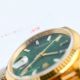 Swiss Rolex new Day-Date 36mm Baguette Diamond Green Swiss 2836 Replica Watches (7)_th.jpg